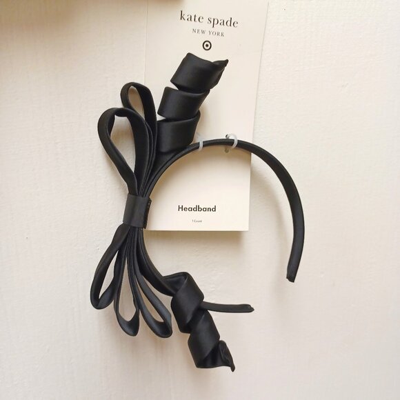 Kate Spade New York X Target Black Ribbon Headband - Picture 1 of 5